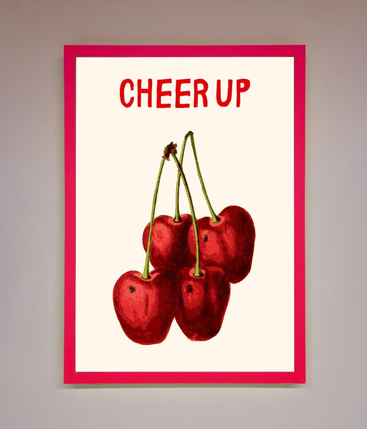 Cheer Up Cherries Framed Wall Art print