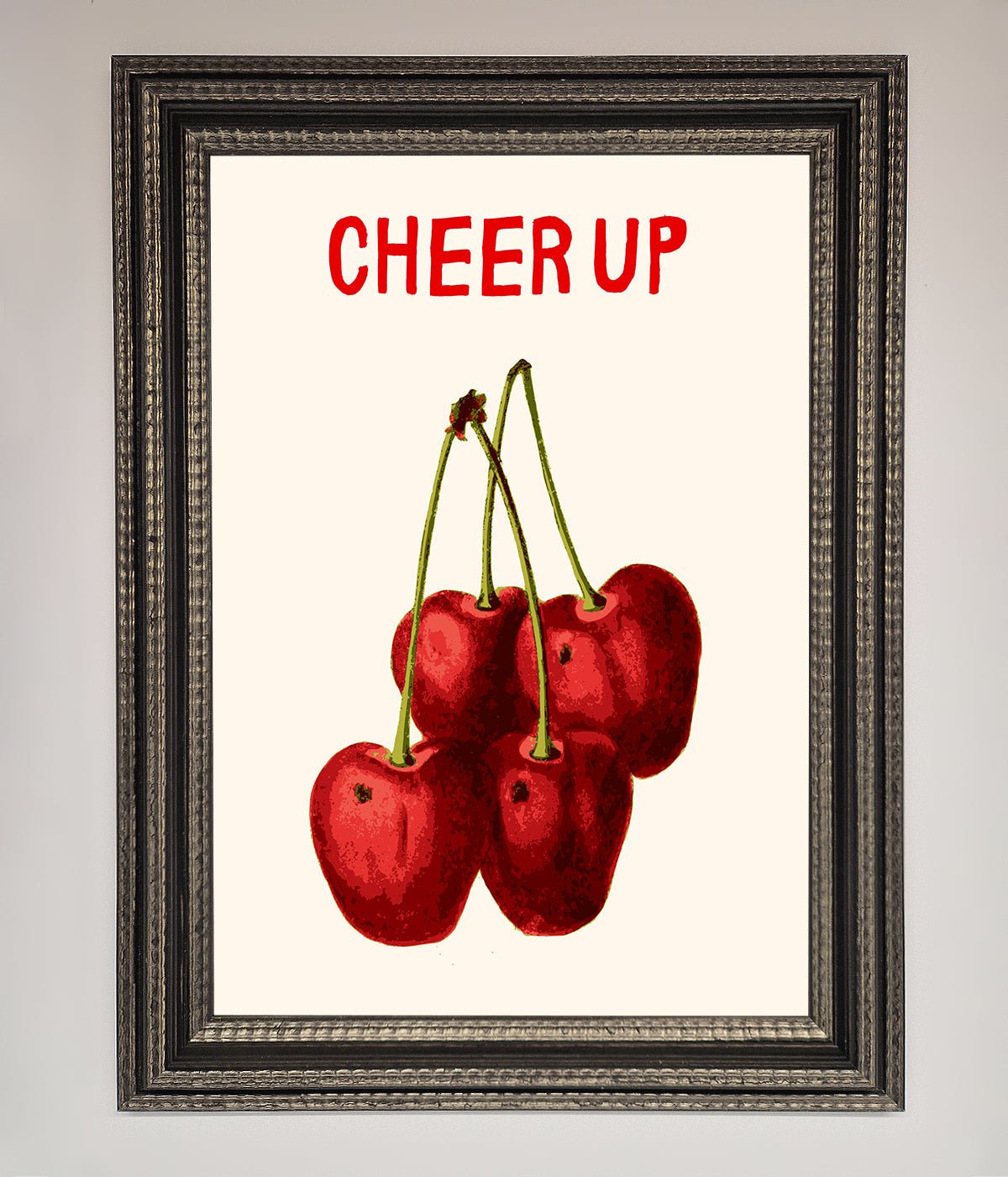 Cheer Up Cherries Framed Wall Art print