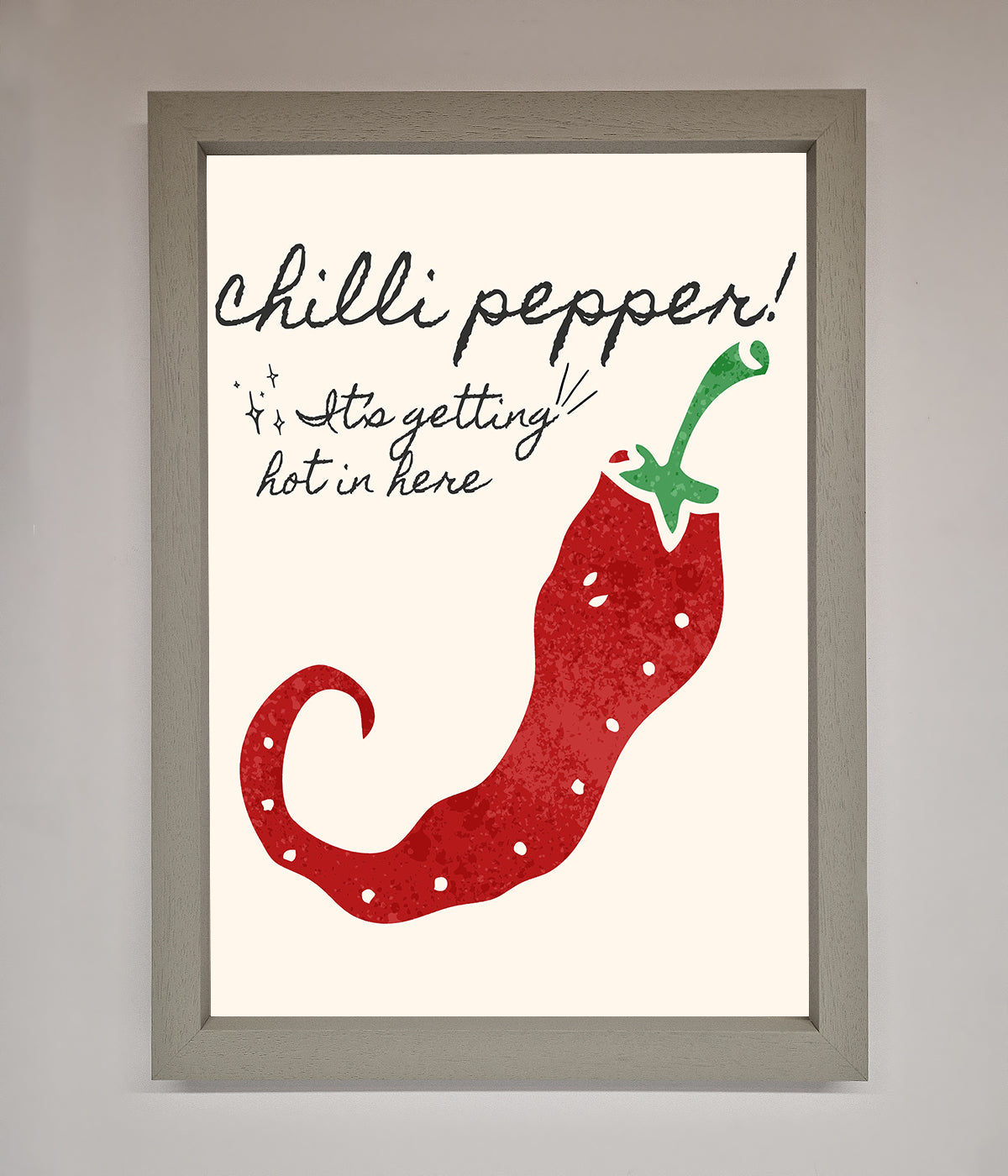 Chili Pepper Framed Print print