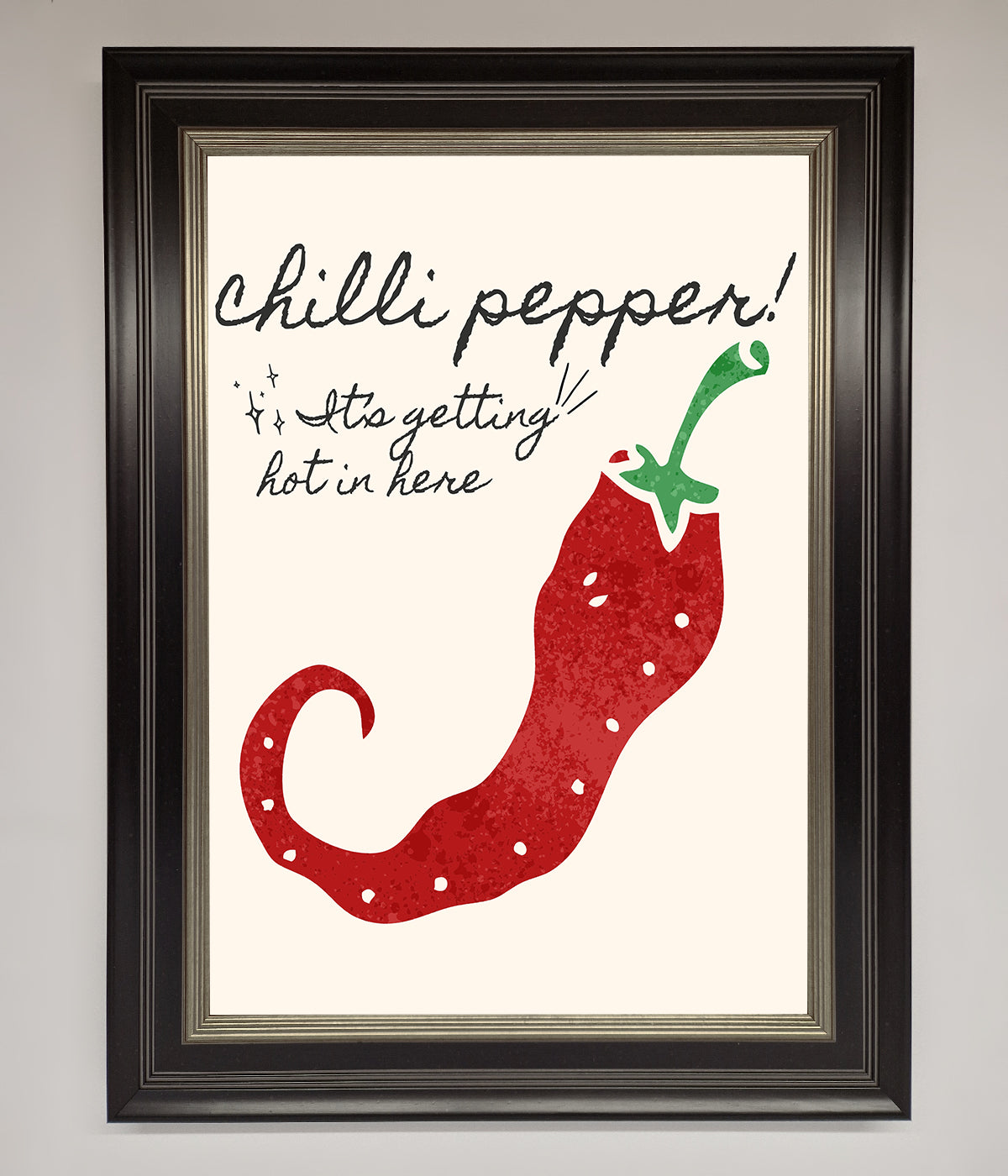 Chili Pepper Framed Print print