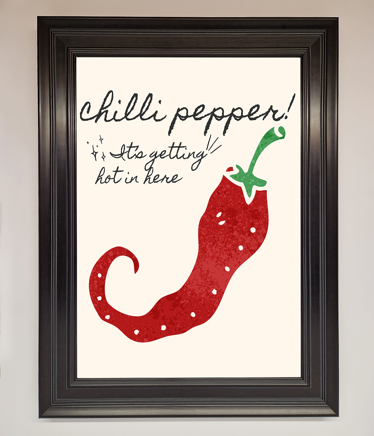 Chili Pepper Framed Print print