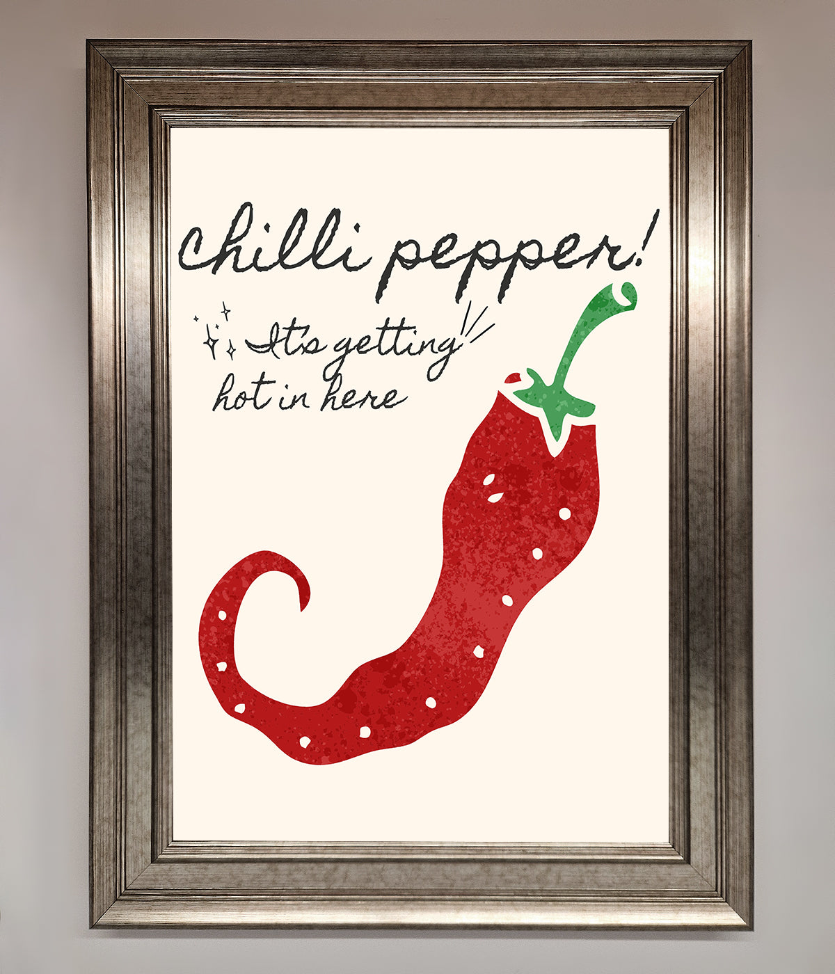 Chili Pepper Framed Print print