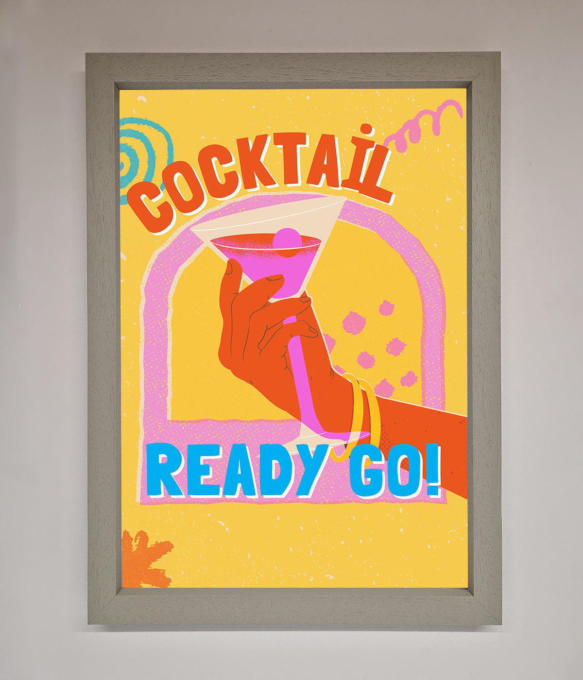 Cocktail Ready Go Framed Poster print