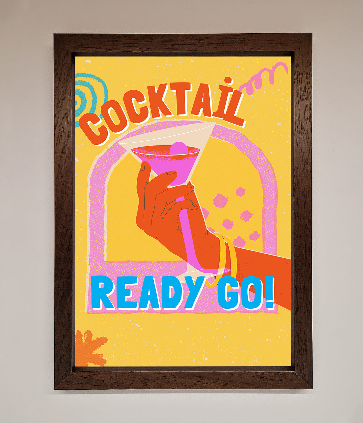 Cocktail Ready Go Framed Poster print