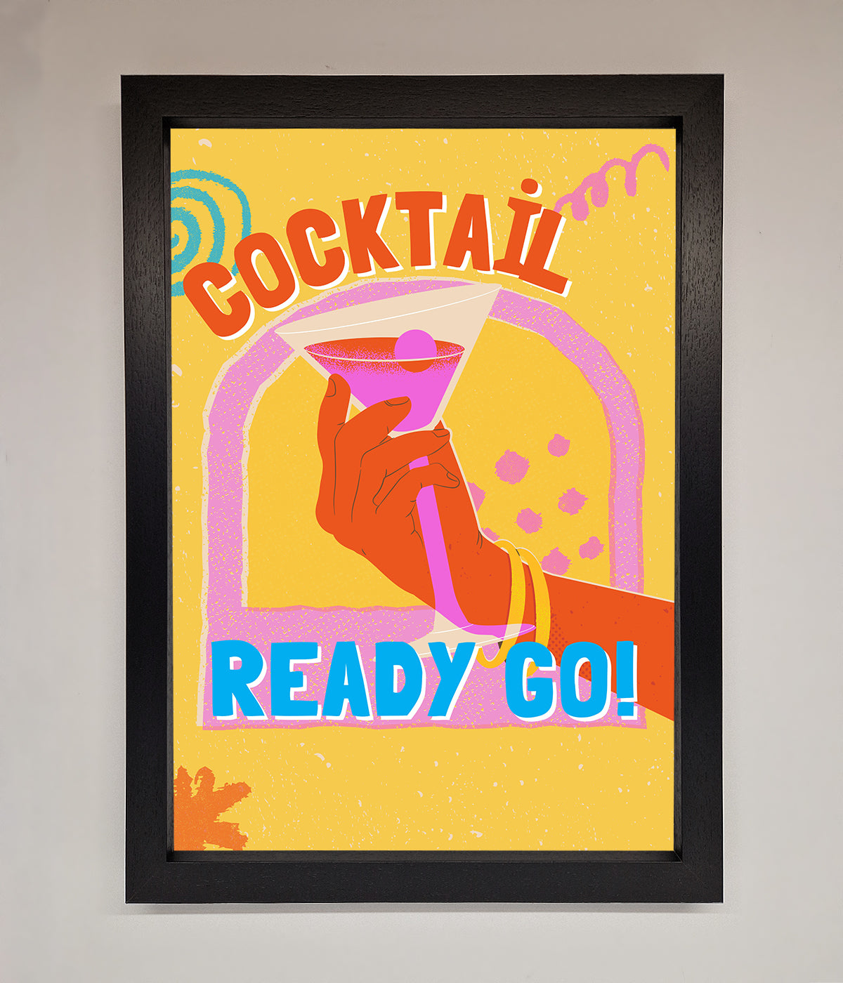 Cocktail Ready Go Framed Poster print