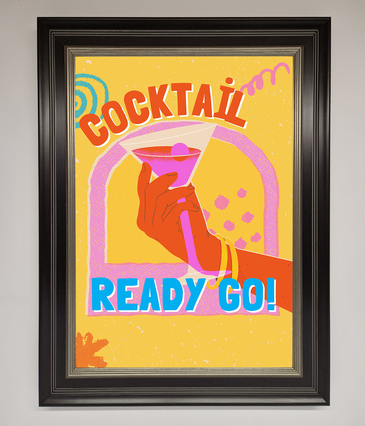 Cocktail Ready Go Framed Poster print