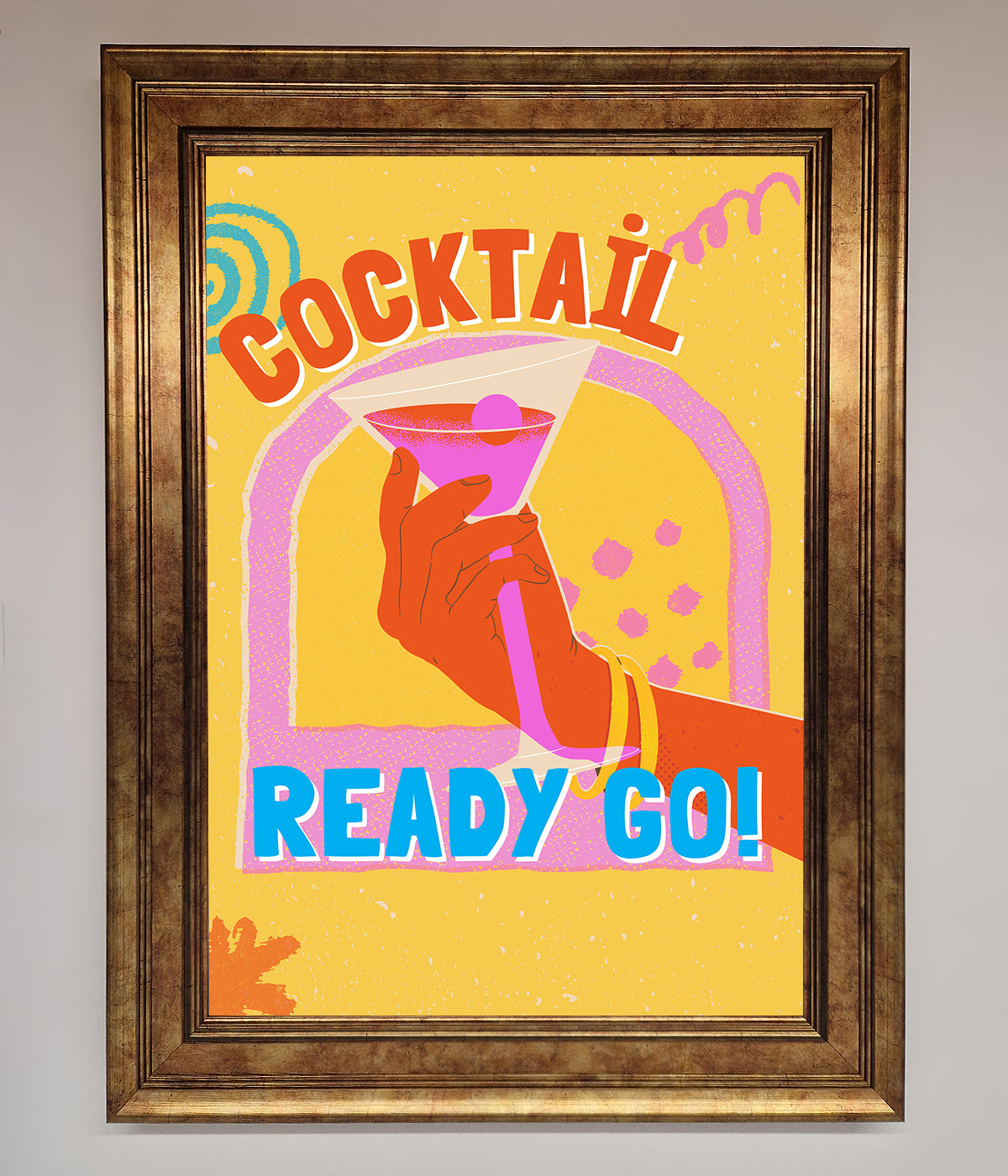 Cocktail Ready Go Framed Poster print