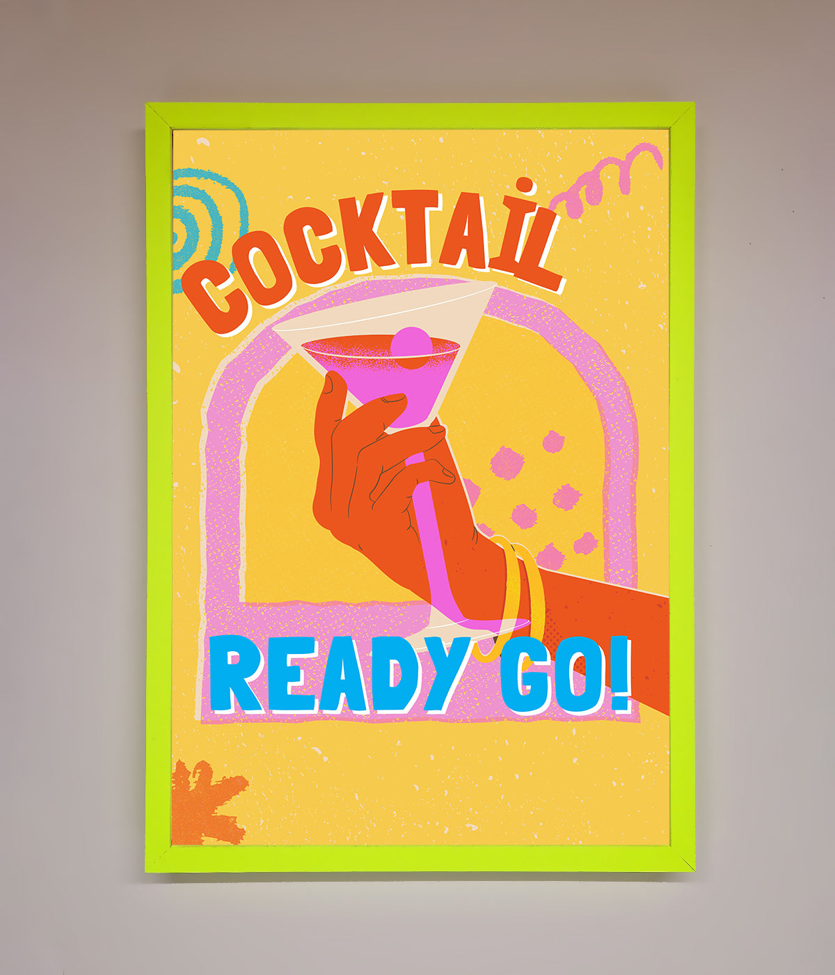 Cocktail Ready Go Framed Poster print