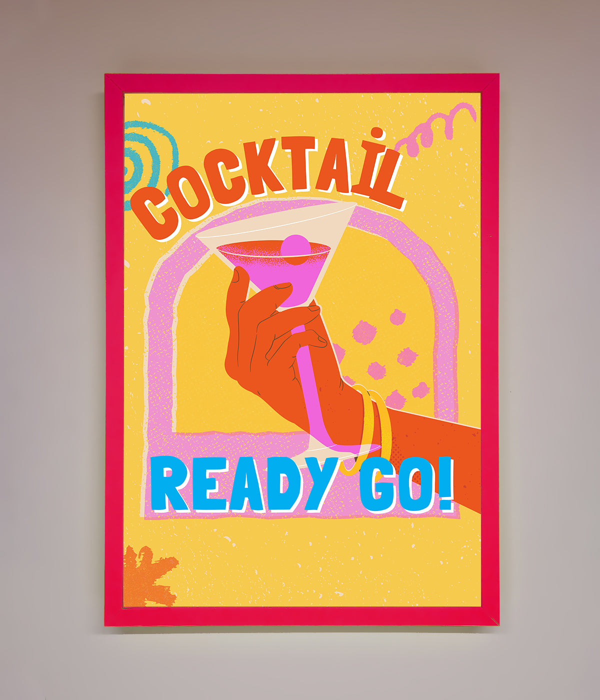 Cocktail Ready Go Framed Poster print