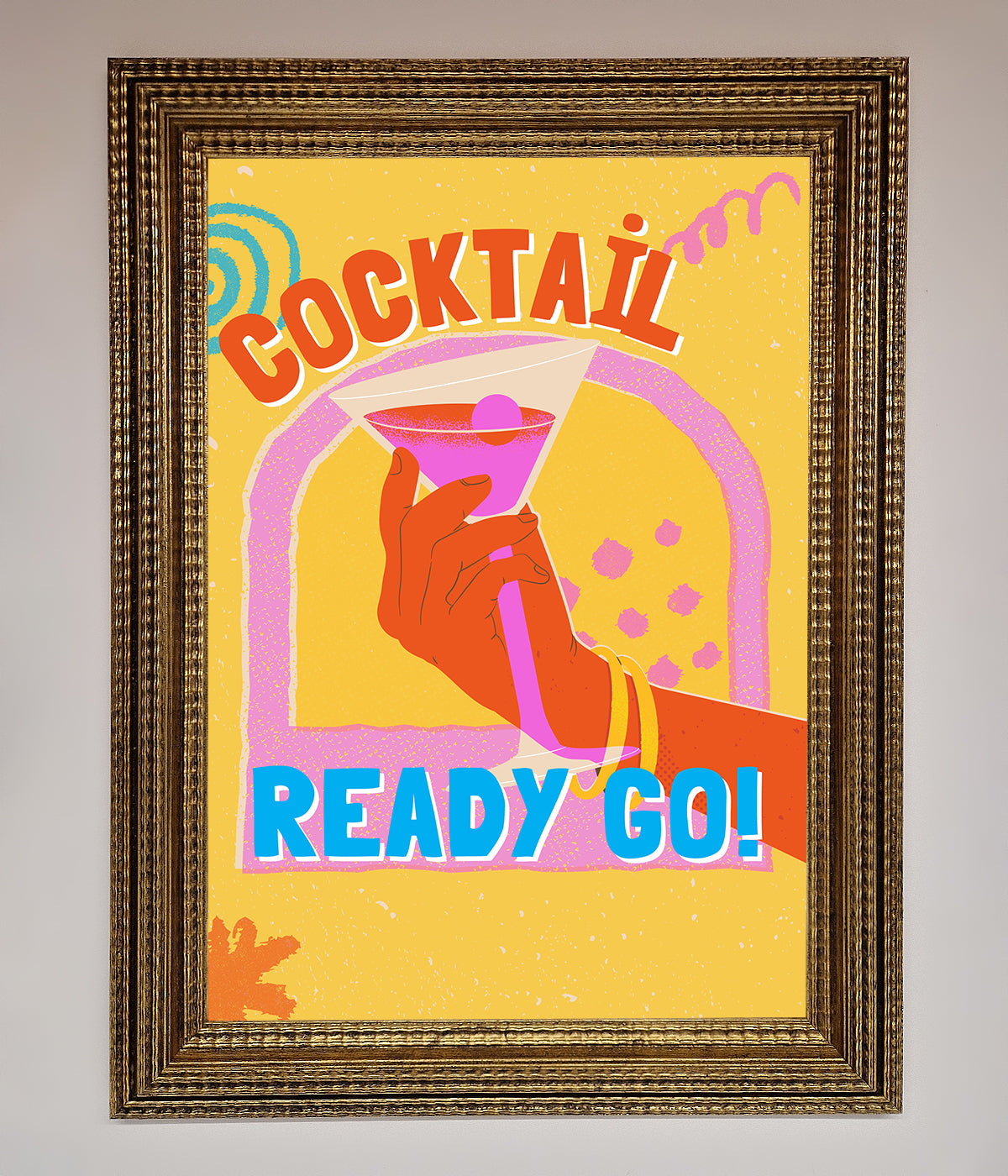 Cocktail Ready Go Framed Poster print