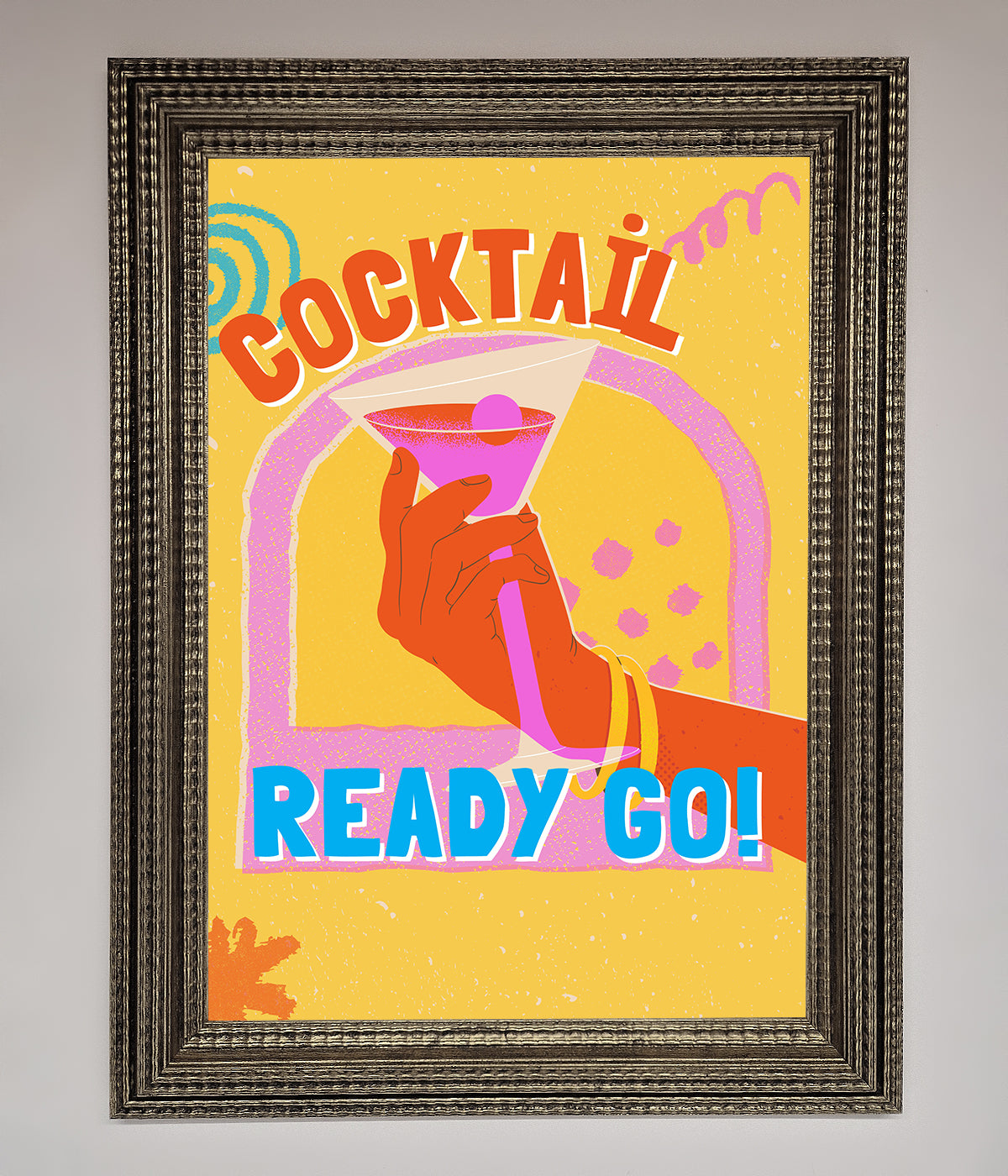 Cocktail Ready Go Framed Poster print