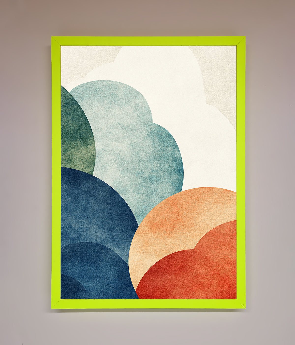 Colour Clouds Framed Wall Art print