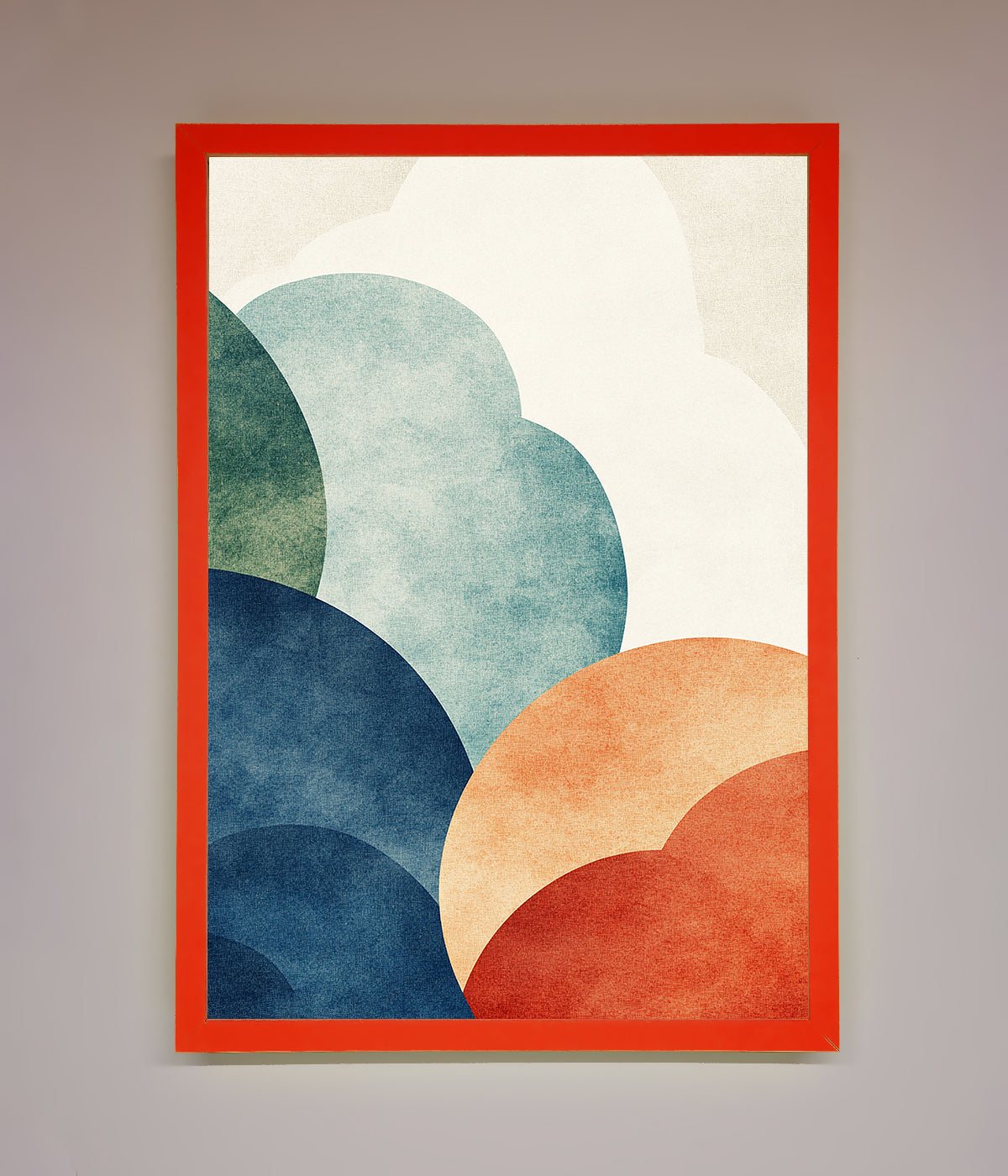 Colour Clouds Framed Wall Art print