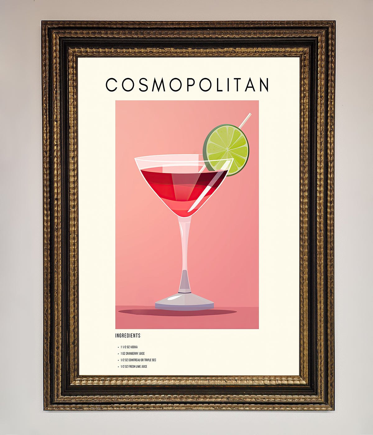 Cosmopolitan Framed Poster print