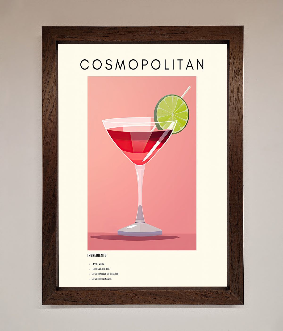 Cosmopolitan Framed Poster print