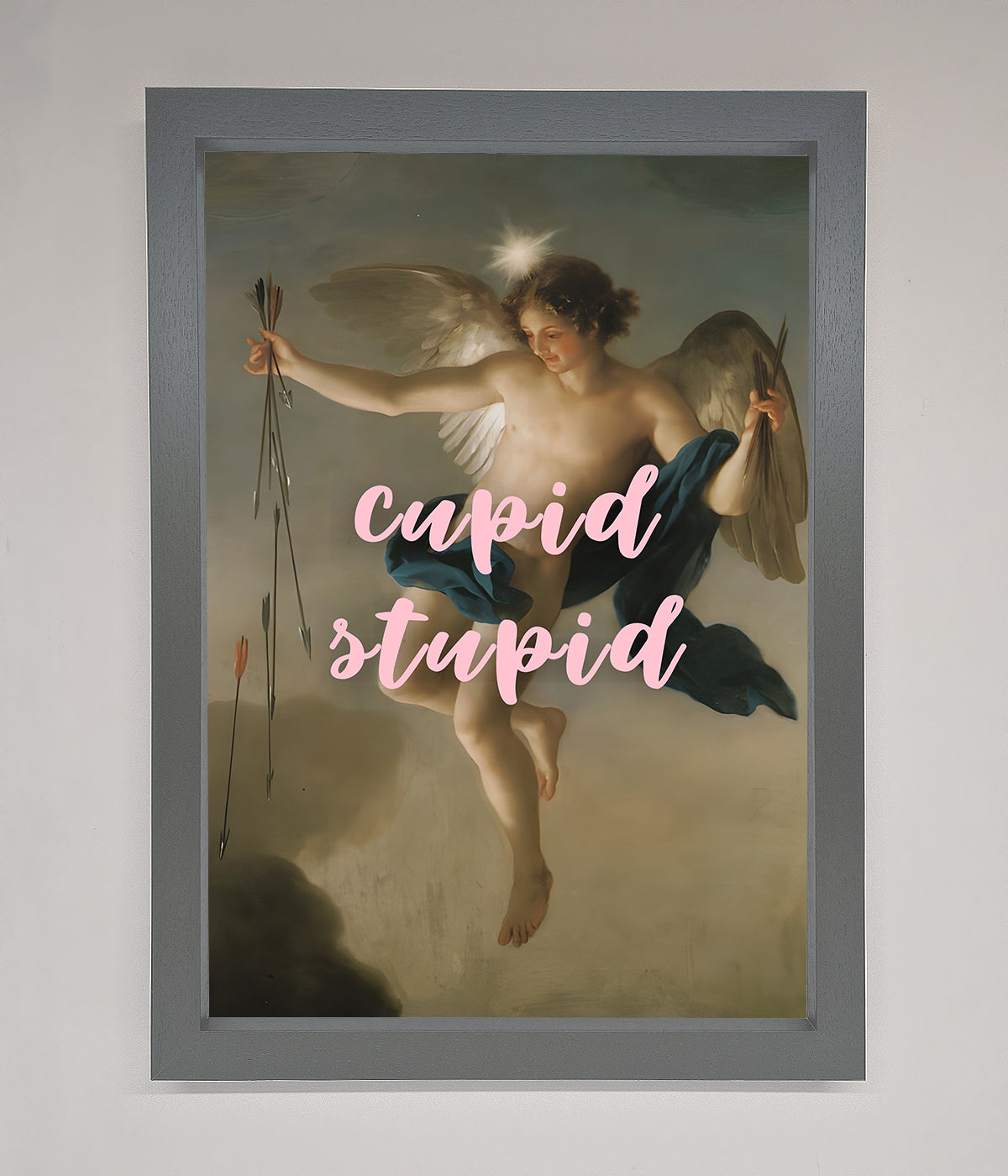 Cupid Stupid Framed Poster print