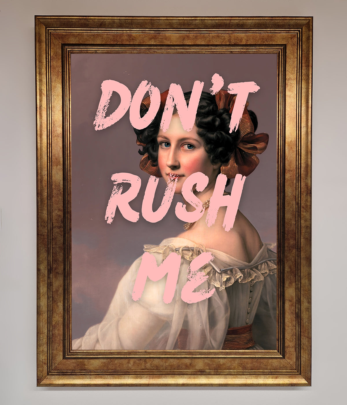 Don'T Rush Me Please Framed Poster print