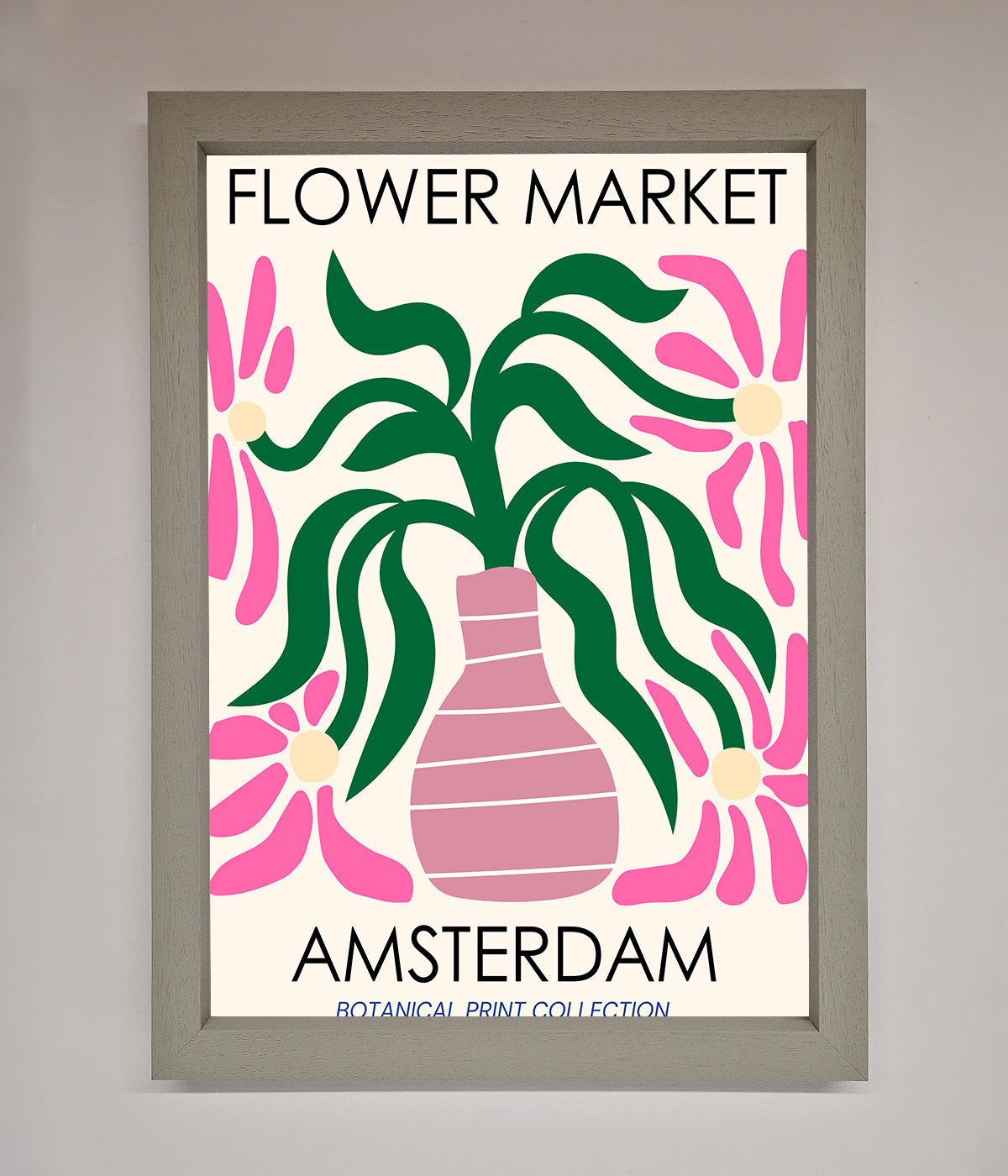 Flower Market Amsterdam Framed Poster print