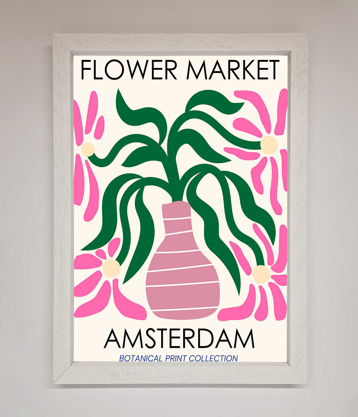 Flower Market Amsterdam Framed Poster print