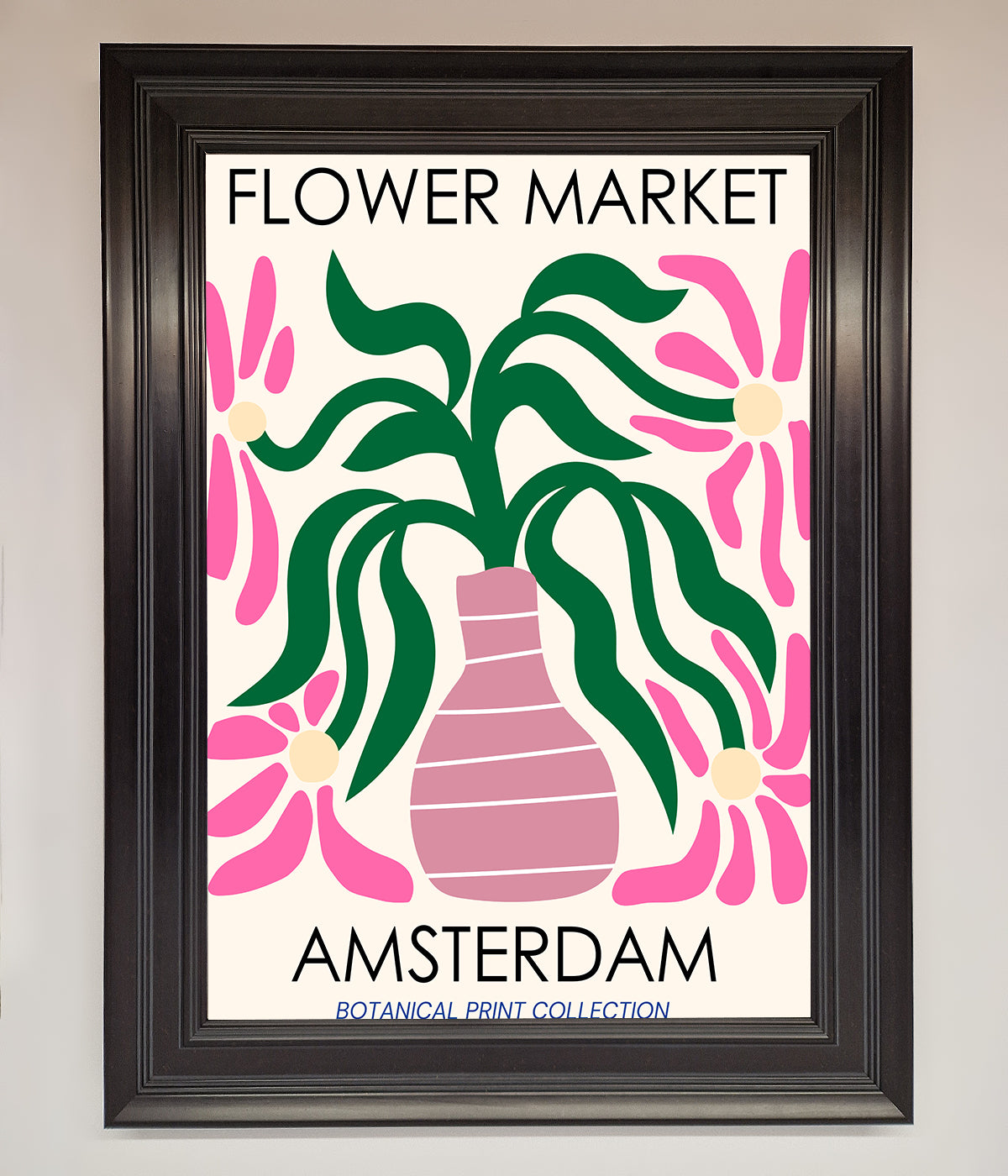 Flower Market Amsterdam Framed Poster print