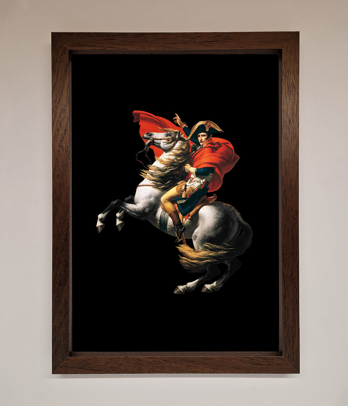 French king Ride Framed Poster print