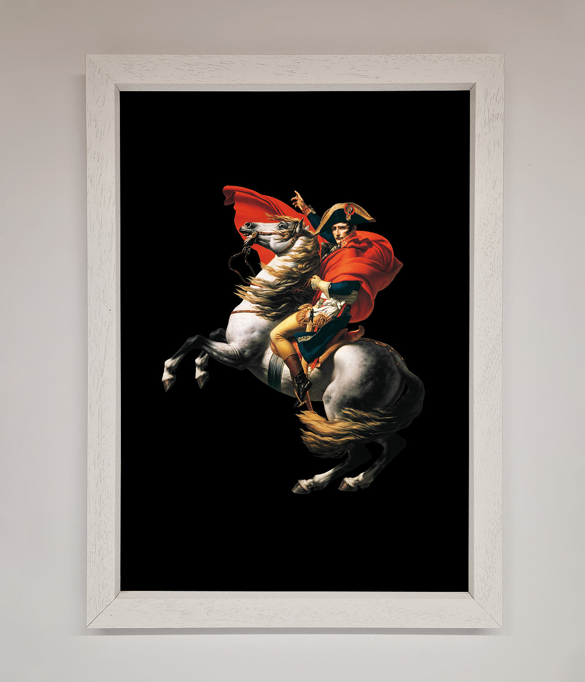 French king Ride Framed Poster print