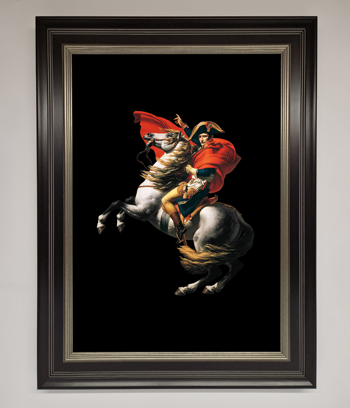 French king Ride Framed Poster print