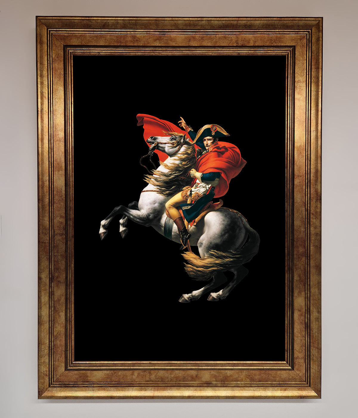 French king Ride Framed Poster print