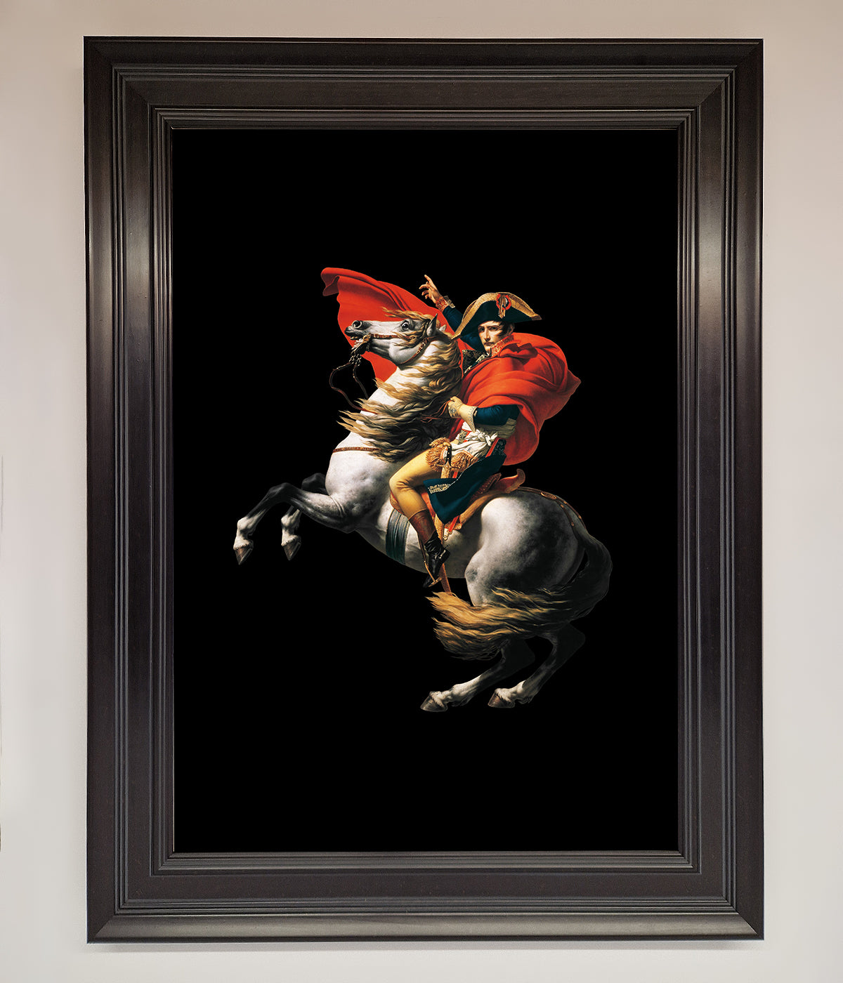 French king Ride Framed Poster print