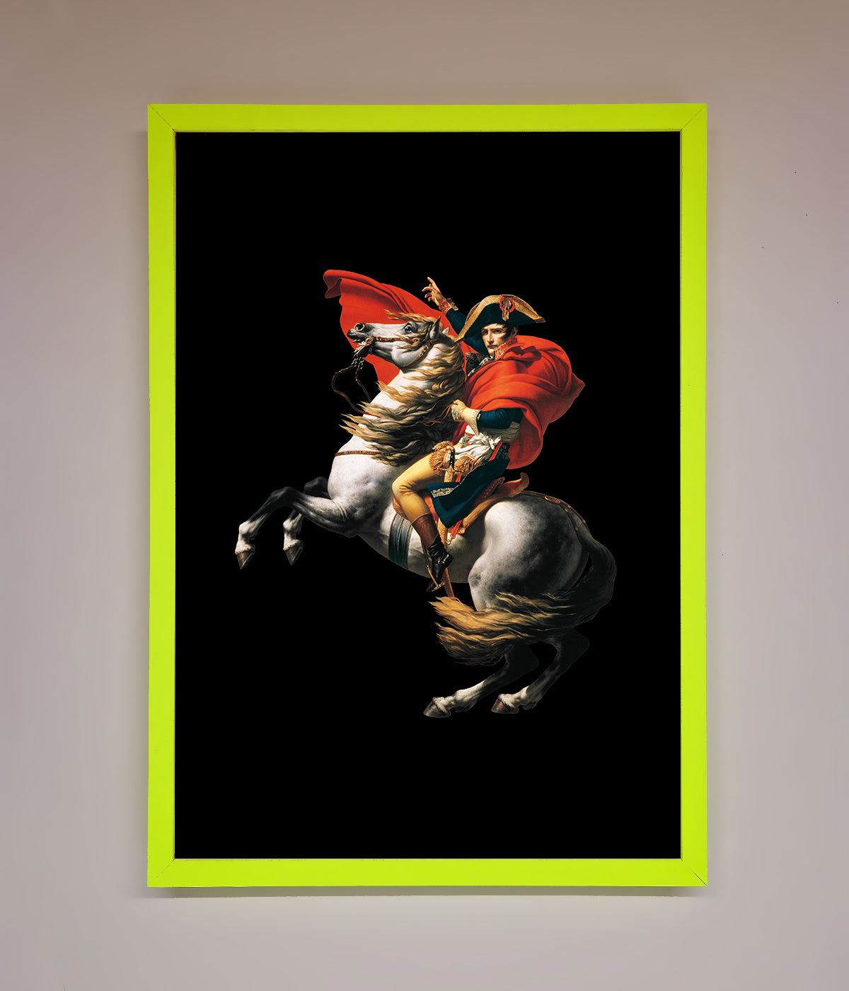 French king Ride Framed Poster print