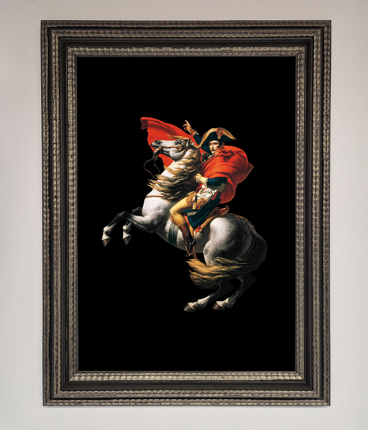 French king Ride Framed Poster print