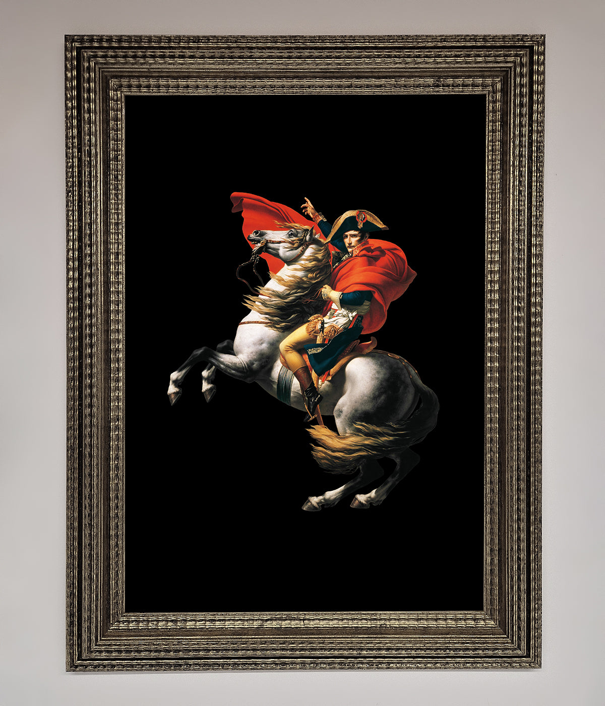 French king Ride Framed Poster print