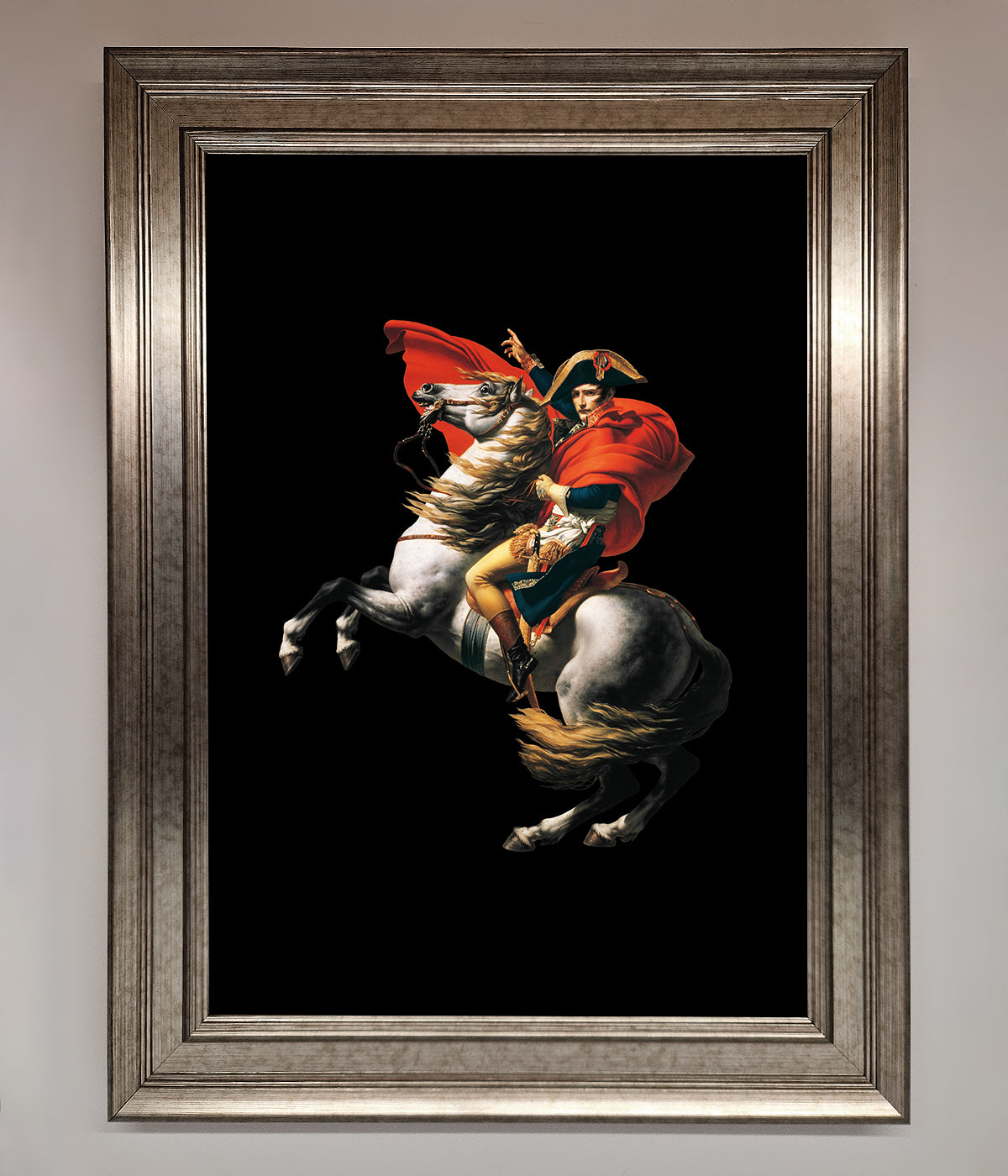 French king Ride Framed Poster print