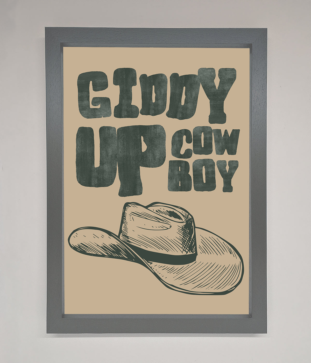 Giddy Up Framed Poster print