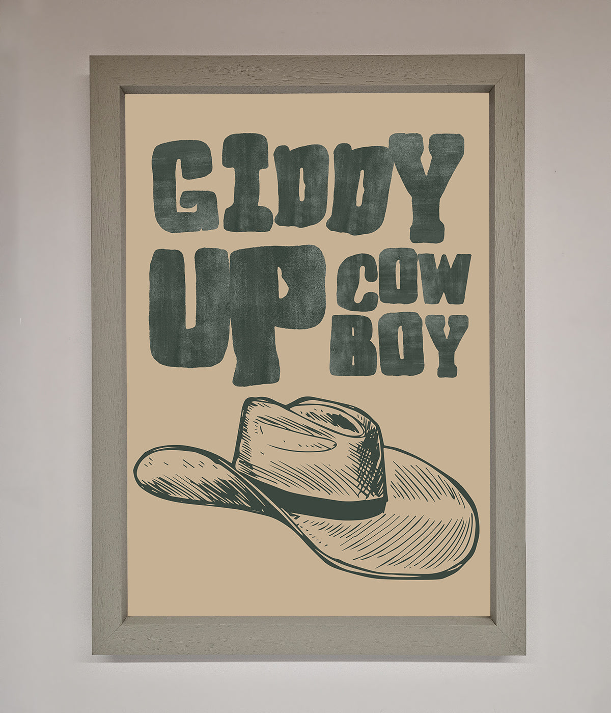 Giddy Up Framed Poster print