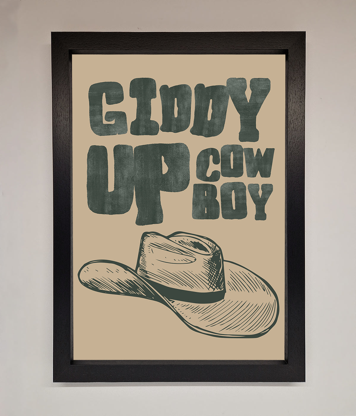 Giddy Up Framed Poster print