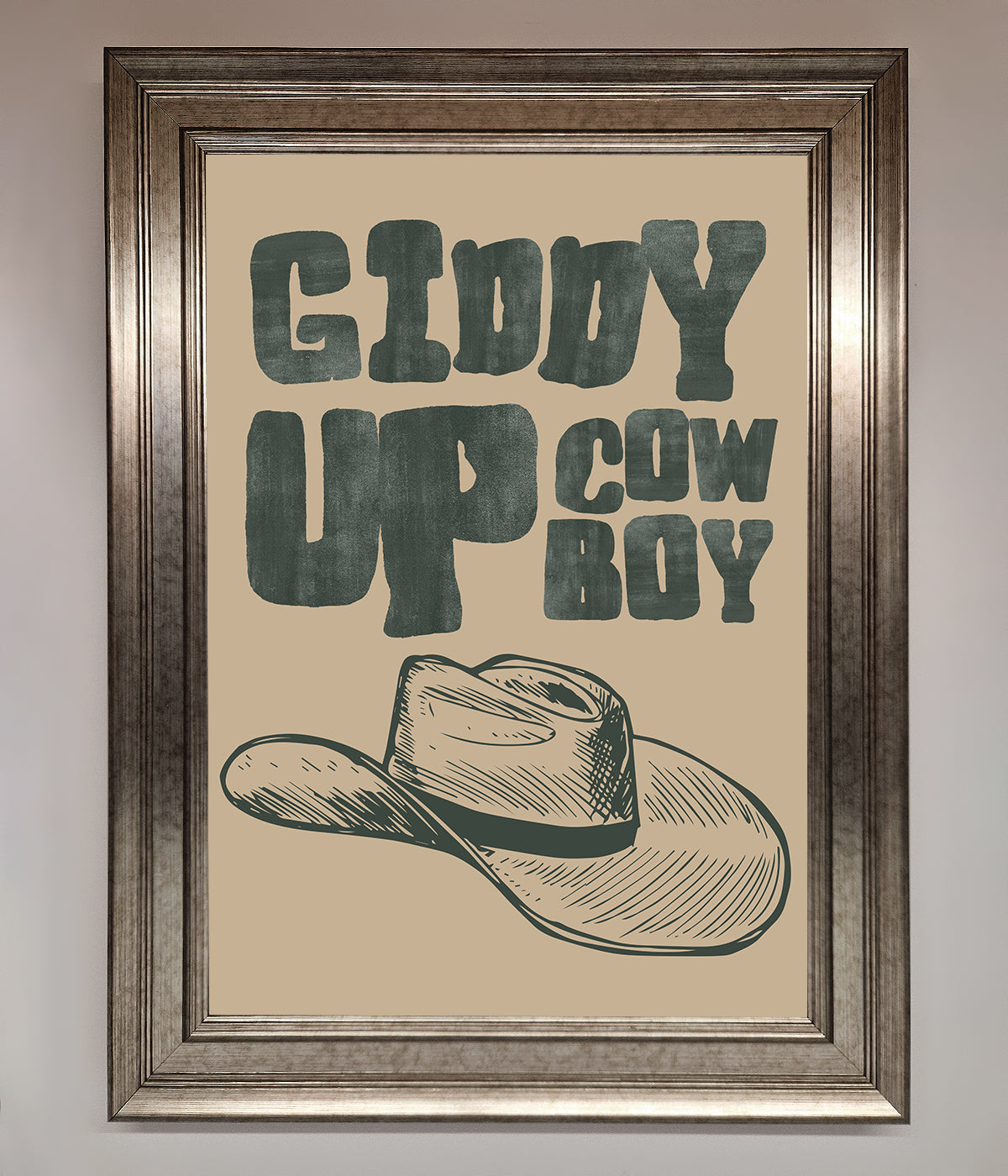 Giddy Up Framed Poster print