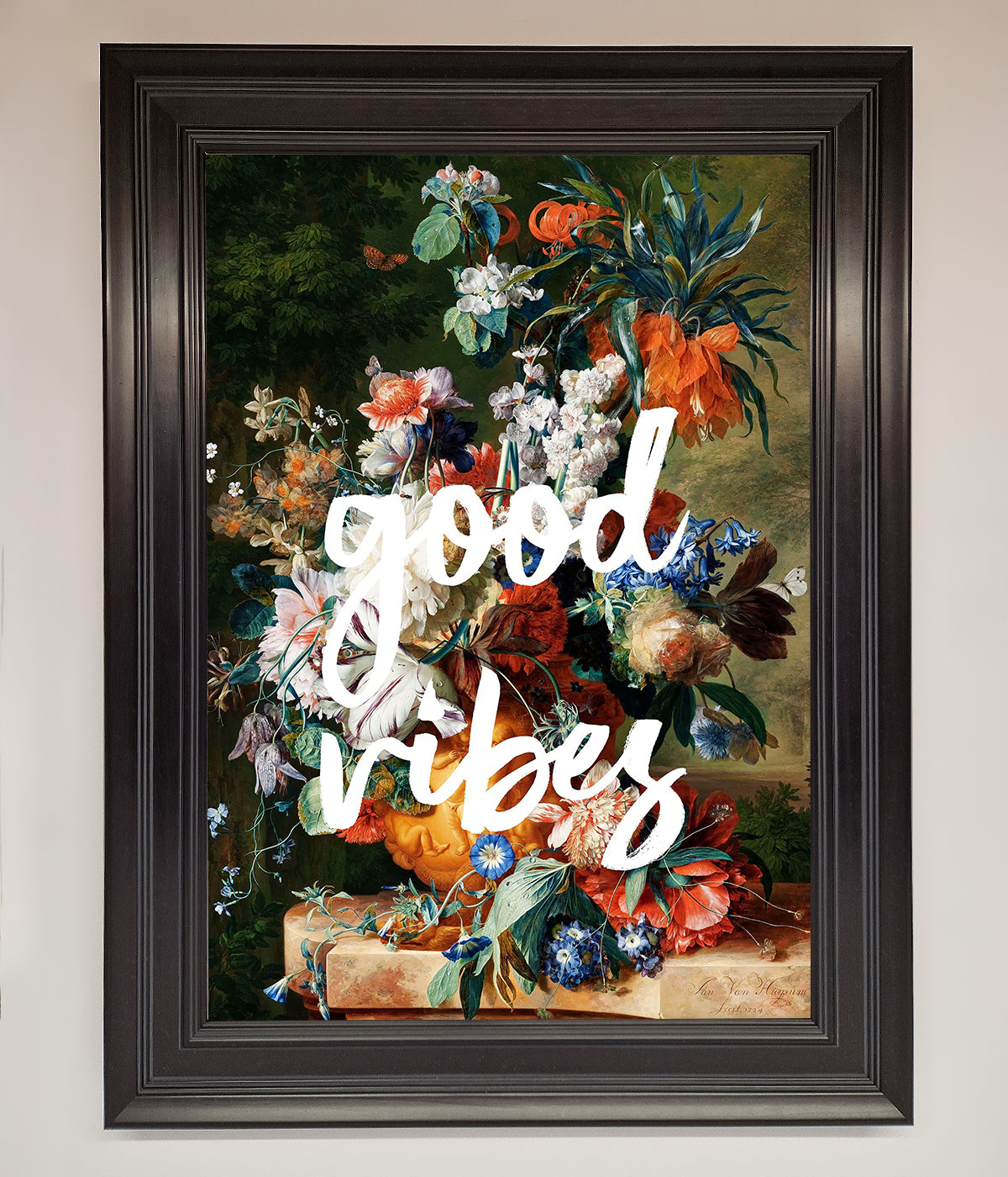 Good Vibes Framed Wall Art print