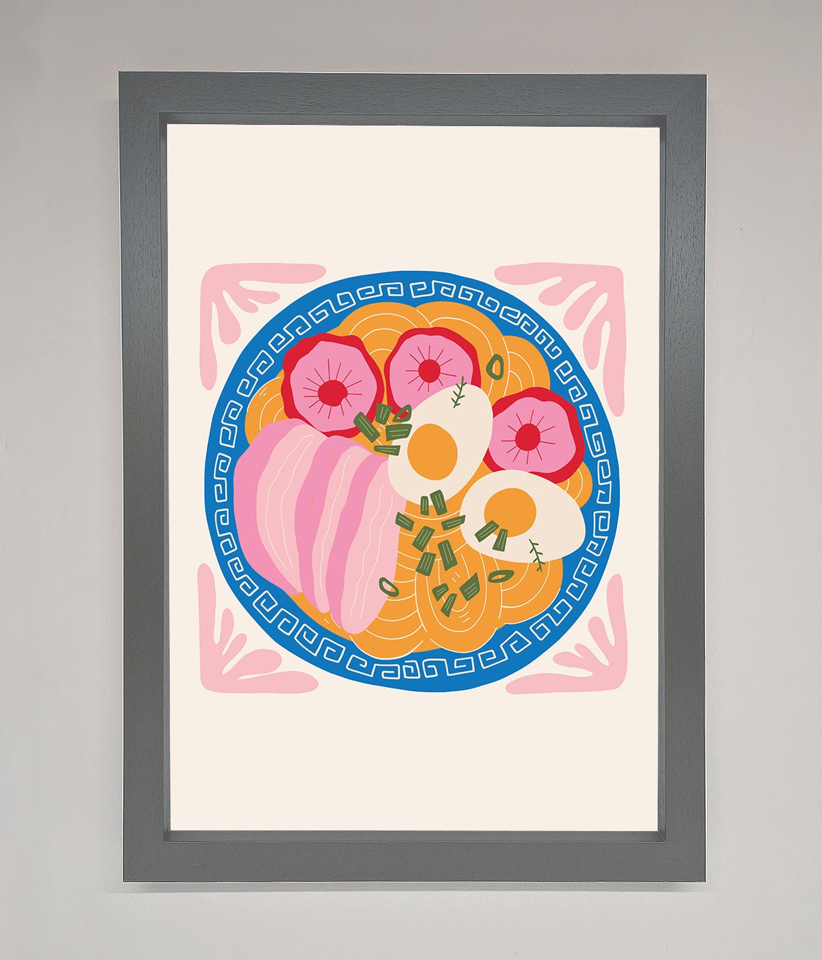 Greek Breakfast Framed Poster print