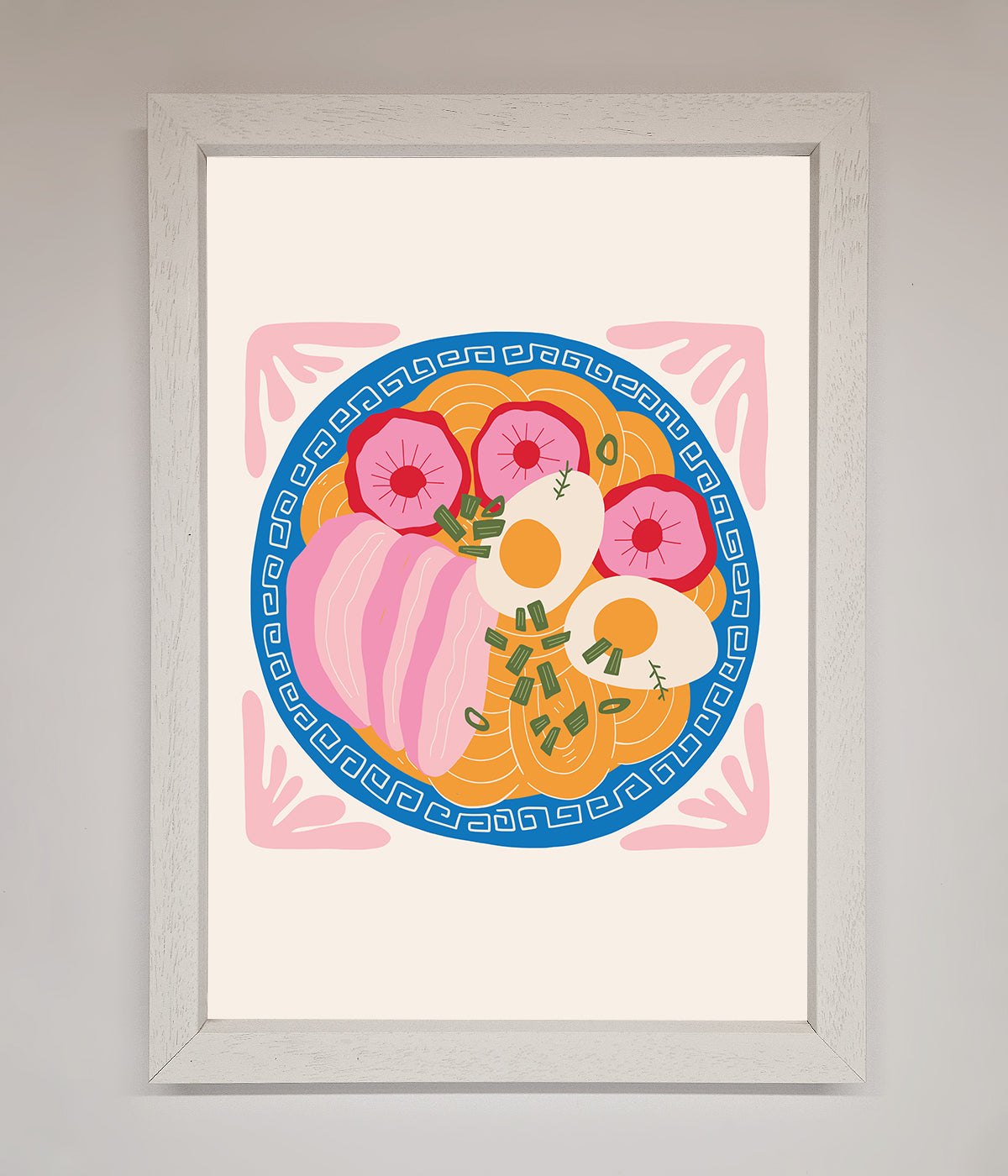 Greek Breakfast Framed Poster print