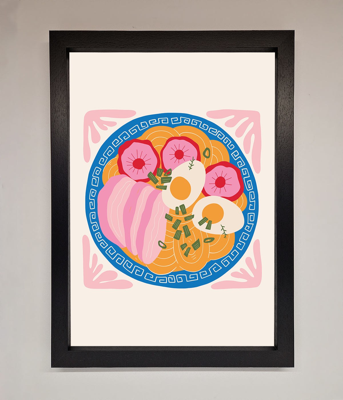 Greek Breakfast Framed Poster print