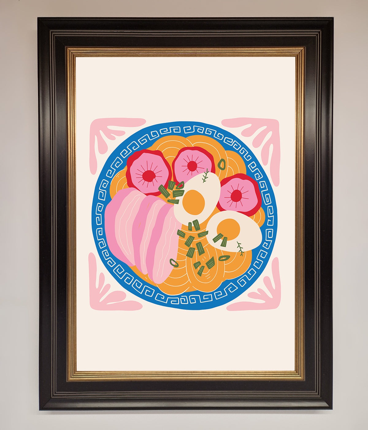 Greek Breakfast Framed Poster print