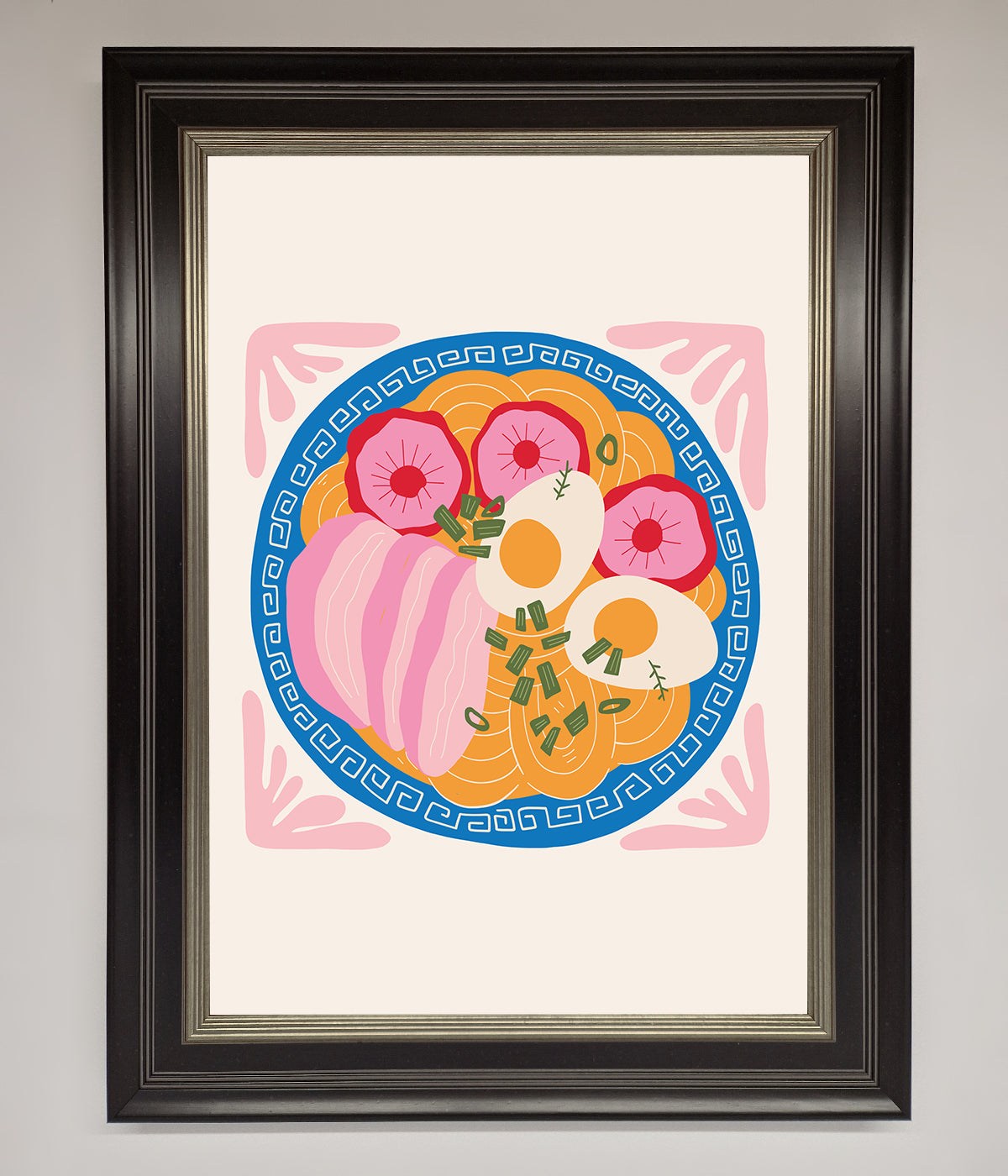 Greek Breakfast Framed Poster print