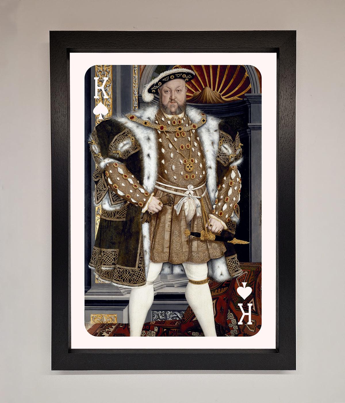 Henry The Eighth King Framed Wall Art print