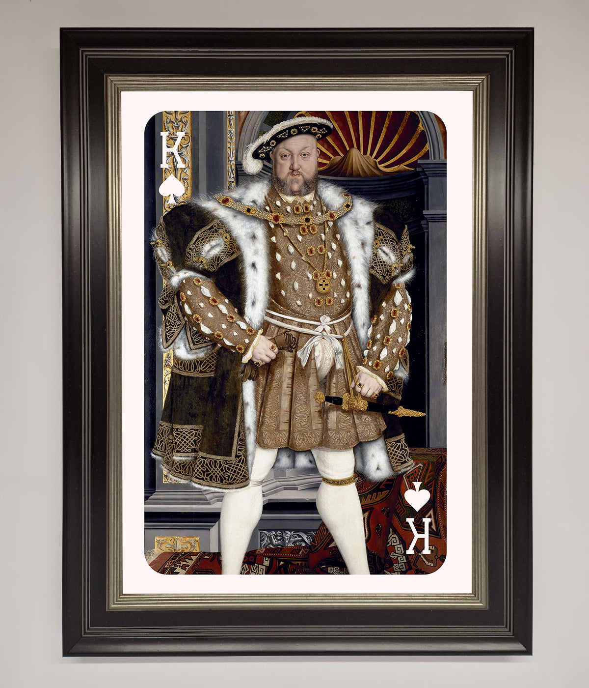 Henry The Eighth King Framed Wall Art print