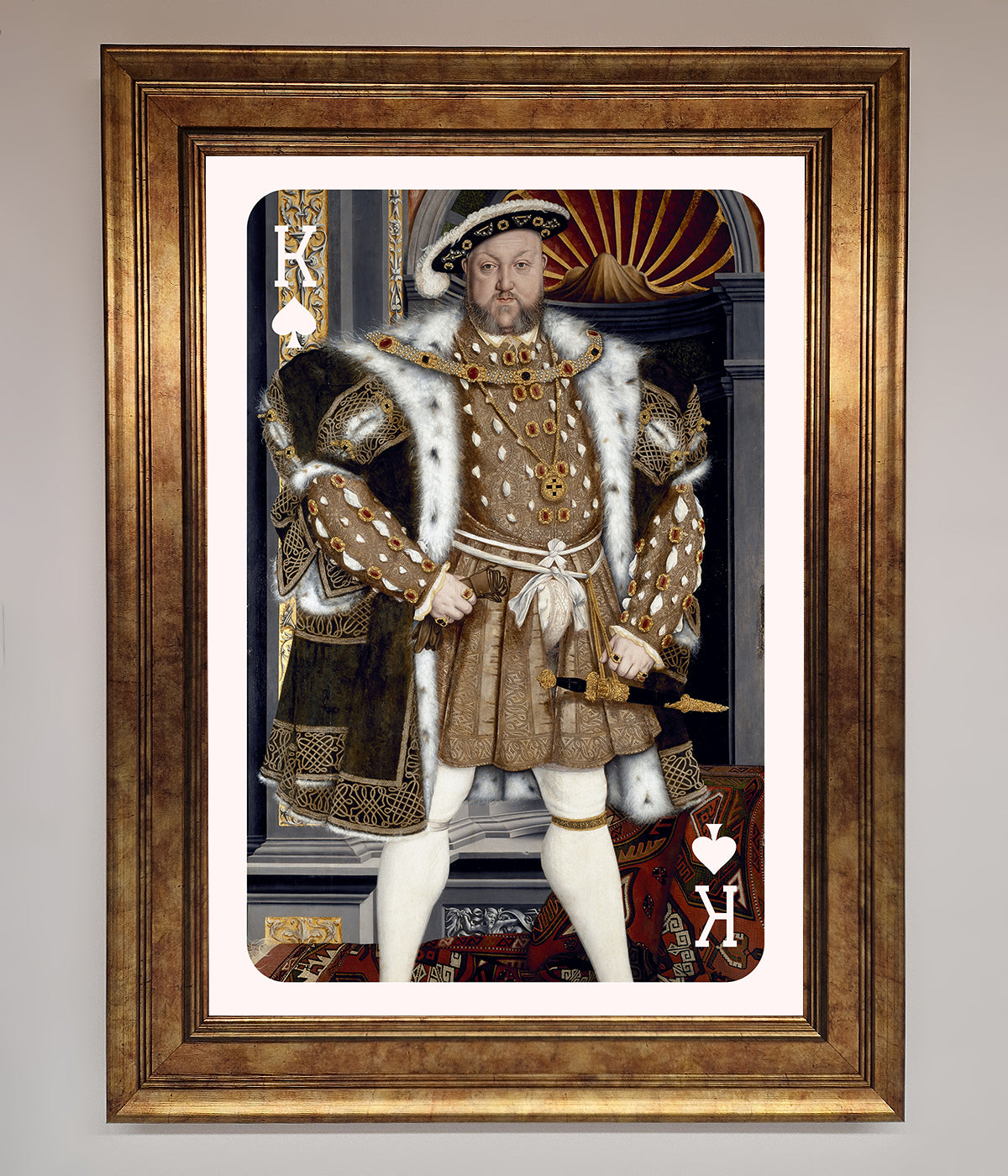 Henry The Eighth King Framed Wall Art print