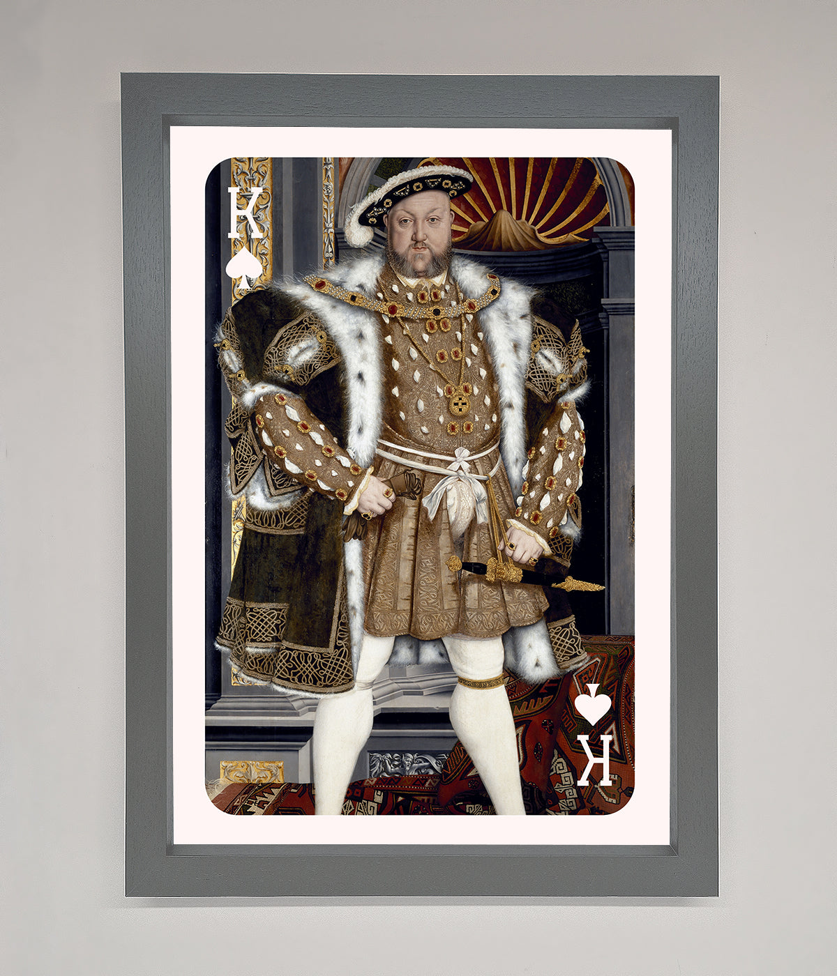 Henry The Eighth King Framed Wall Art print