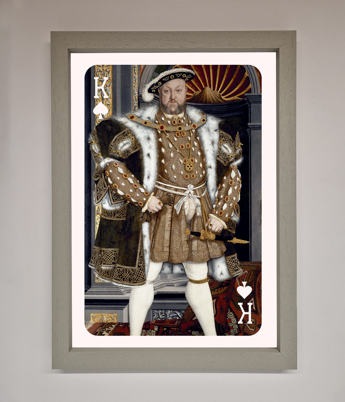 Henry The Eighth King Framed Wall Art print