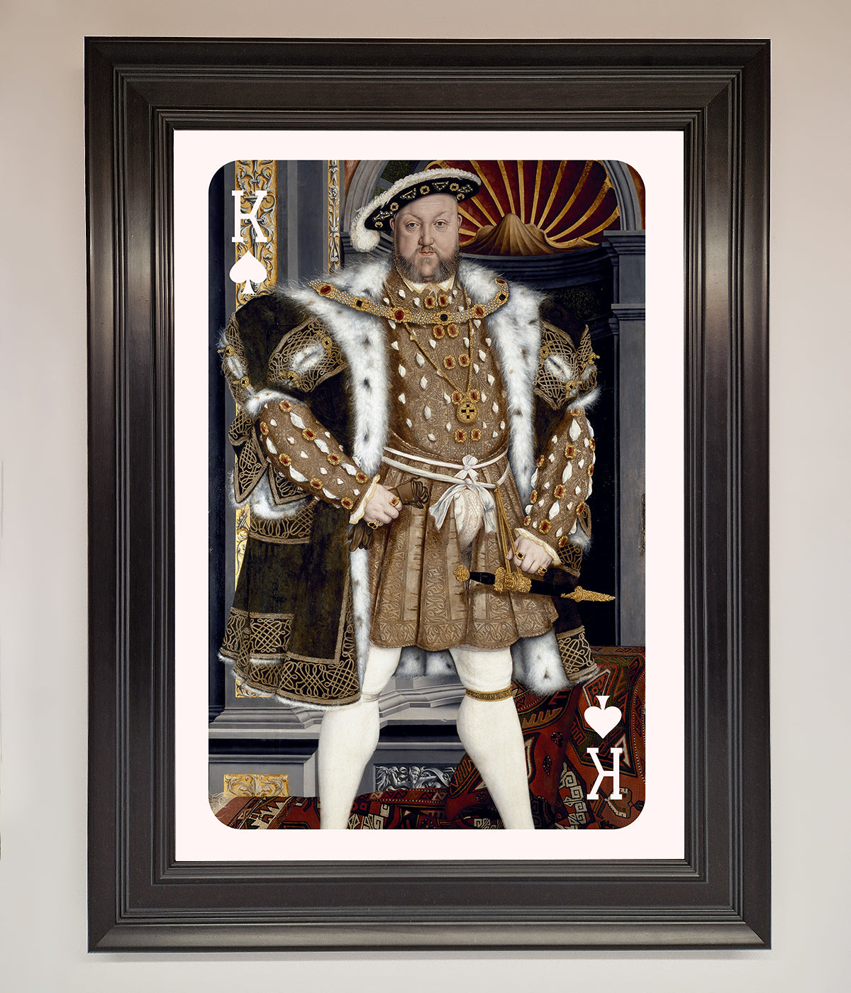 Henry The Eighth King Framed Wall Art print