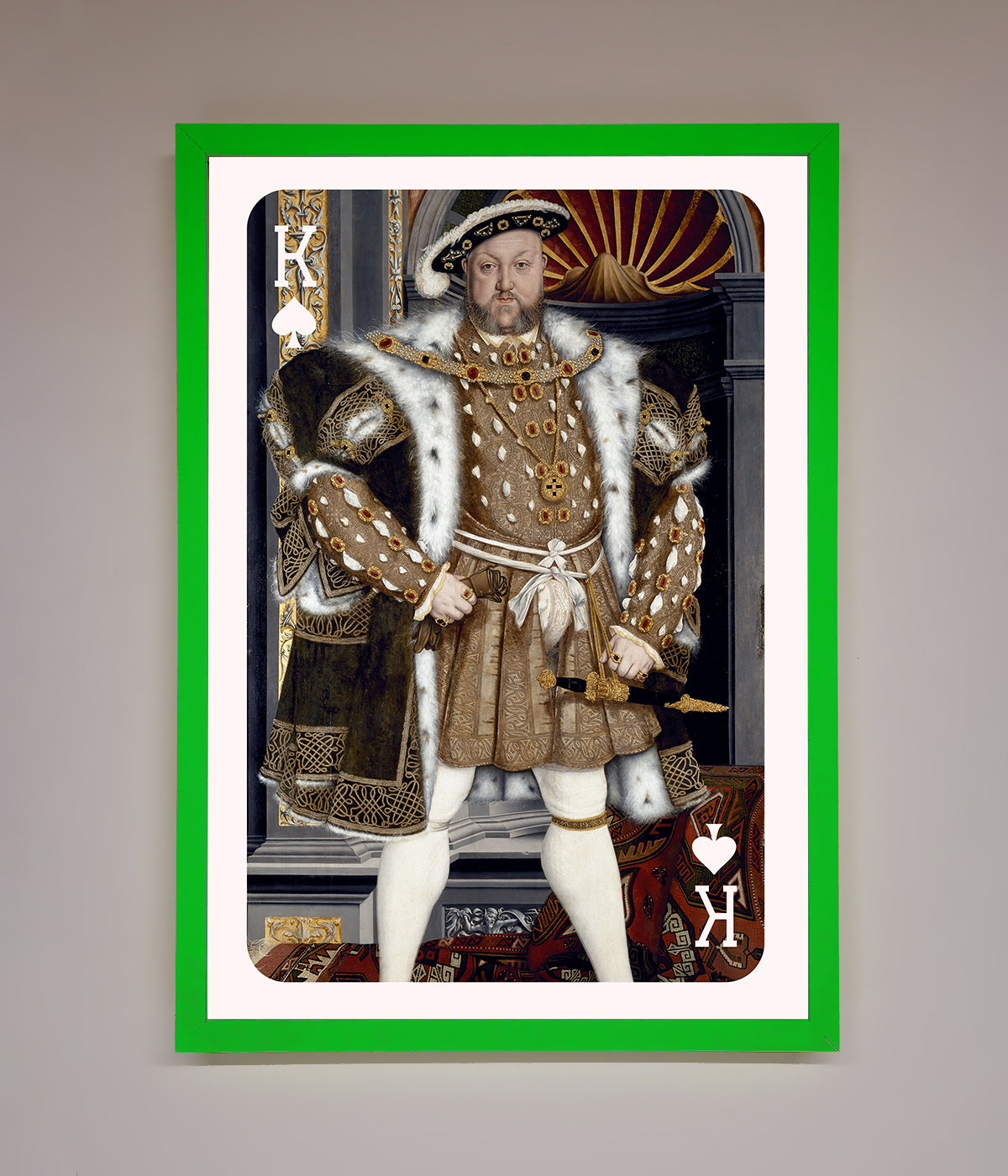 Henry The Eighth King Framed Wall Art print